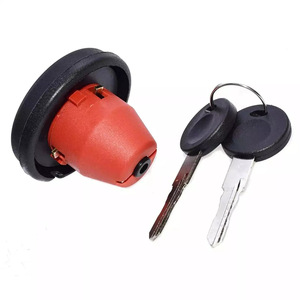 Tapa de Combustible con Cerradura 701201553 7D0201551 para Volkswagen Ford, Cubierta de Tanque de Plástico con Llaves - Product Image 1