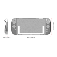 Dockable Diamond Texture Amovible Gauche Droite TPU Joycon Grip & Renforcé PC Shell pour Nintendo Switch 2 Gaming Accessoires