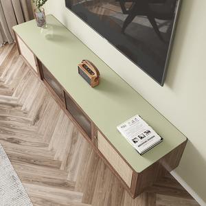 Premium Selection Solid Color Rectangular PVC Table Mat Waterproof Oil Proof For Home TV Cabinet Sideboard Cover - Product Image 3