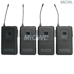 ไมโครโฟนไร้สาย MiCWL 4 ช่องสัญญาณ แบบ U-segment สำหรับการประชุม ใช้ได้ทั้งแบบมือถือ แบบคาดศีรษะ แบบหนีบปกเสื้อ ใช้ได้ทั้งบนเวที <span class=keywords><strong>คาราโอเกะ</strong></span> บ้าน และกลางแจ้ง - Product Image 6