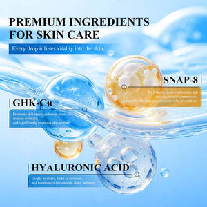 GREENLEM GHK-Cu Snap-12 Peptide Soin de la peau Sérum pour le visage Réduction des rides Réparation de la peau Sérum au cuivre bleu GHK-Cu en stock - Product Image 5