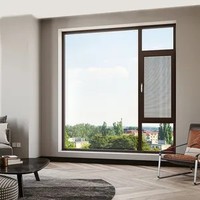 Ventanas Corredizas con Aislamiento Térmico y Acústico, Ventanas Abatibles de Aluminio con Protección Contra el Aire