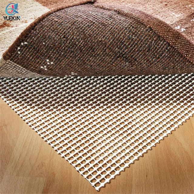 Durable PVC Foam Anti-Slip Rug Pad Liner Mat Underlay Gripper Mat for Safe Hardwood and Carpet Use Improve Stability