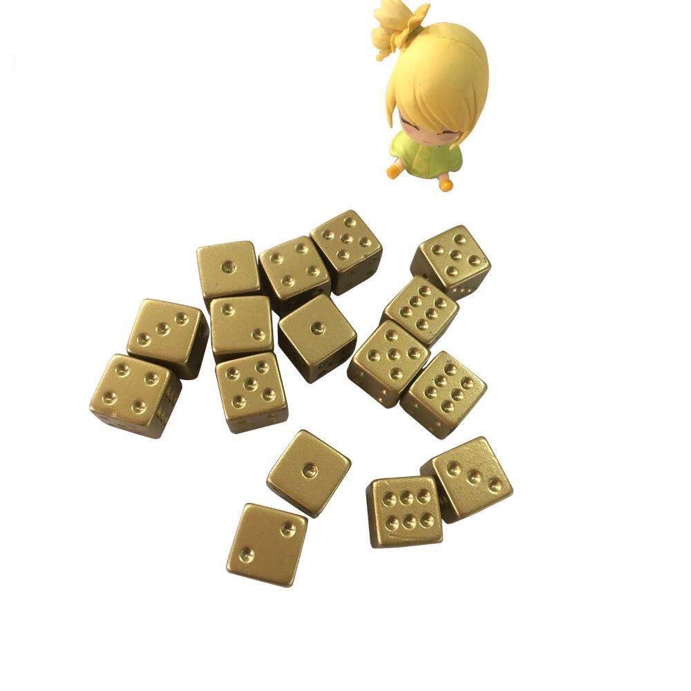 Высококачественные металлические игральные кости под заказ, металлические игровые кости