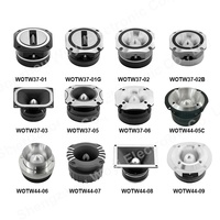 Haut-parleur en aluminium avec diaphragme en titane personnalisé de 44,4 mm, système audio pour voiture, système de son pour cinéma maison, tweeter, klaxon