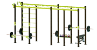 Venta al por mayor de plataformas multifuncionales Cross Gym Training Fit Multi Power Cage CF Rack Power Cage Cross fit Rig Rack