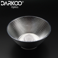 Réflecteurs Led en plastique Cob 24 degrés, 220 v, de haute qualité, lentille ronde, pour éclairage professionnel, 92mm
