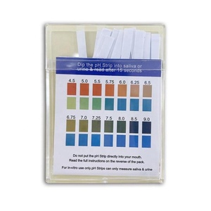 <strong>PH</strong>-Fix 0.0-14.0, 100 <strong>Strips</strong>/pk <strong>pH</strong> <strong>Test</strong> <strong>Strips</strong>, Litmus Paper <strong>pH</strong> <strong>Strips</strong>, Universal Indicator <strong>Strips</strong> with 4 Colorimetric Blocks - Product Image 1