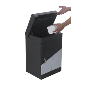 Buzón de Paquetería Exterior Moderno JDY, de Acero con Recubrimiento en Polvo, Impermeable y Antirrobo - Product Image 1