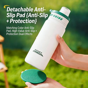 Botella de Agua Deportiva Portátil de Gran Capacidad de 650 ml, Vaso Aislado de Acero Inoxidable 316, Botella de Agua para Beber Directamente - Product Image 5