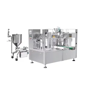 Automatic Drink Liquid Pouch Filling Packing Machine Energy Gel Juice Yogurt Milk Bottle Shaped Sachet Filling Packing Machine