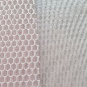 Tela Espaciadora 3D Suave 100% Poliéster, Tejido de Malla de Punto por Urdimbre para Calzado Deportivo - Product Image 1