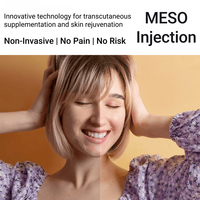 Pistola de Mesoterapia TDA de Alta Presión, Máquina de Peeling a Chorro de Alta Velocidad de 450 m/s para Infusión de Suero, Rejuvenecimiento Facial y Refrescante de la Piel
