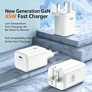 Mini Caricatore USB C GaN da 45W con Ricarica Rapida PD, Blocco Singolo Type-C a Bassa Temperatura per MacBook Air, <span class=keywords><strong>iPhone</strong></span> 16, Serie 15, Caricabatterie Veloce - Product Image 1