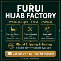 Hijab en Jersey de Coton Doux Premium FRC, Léger, Bambou, Écharpe Hijab Femme, Maxi Hijab en Jersey Extensible Double Sens