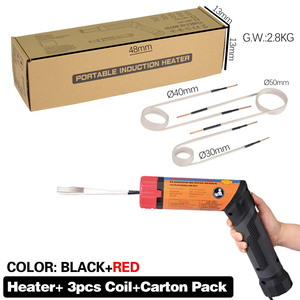 New 1.2KW cảm ứng từ nóng Kit Flameless nhiệt công cụ với 3 cuộn dây công cụ sửa chữa xe 110V 220V nhà máy giá - Product Image 2