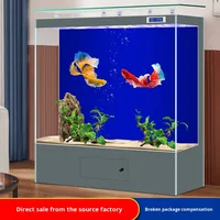 Aquarium en verre ultra-blanc ODM/OEM pour la maison, l'extérieur, le bureau, mural ou sur pied, de taille moyenne à grande, avec garantie de 2 ans