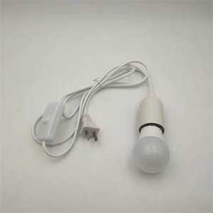 E27 lamp holder small table lamp with plug, night light with wire lamp holder, decorative table lamp with switch - Product Image 5