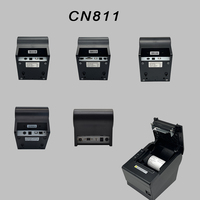 Imprimante Pos de Reçus Thermique de Bureau de 80mm avec Câble USB Compatible Etiquette Papier d'Impression 203dpi Supermarché Bill Impression Machine