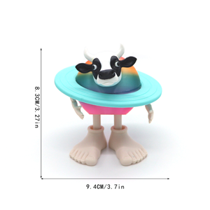 Llavero de tiburón de dibujos animados PLA impreso en 3D-Regalo de promoción flexible ligero - Product Image 3