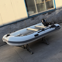 11ft-all-soudé-aluminium-bateau Deep v Center Console Aluminium Bateau Pêche Bateau Gonflable 330