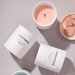 Tymplus – Coffret cadeau de bougies parfumées en cire de soja, en céramique, cylindriques, pour la décoration intérieure - Product Image 4