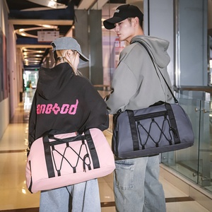 Bolsa de Deporte Impermeable con Logotipo Personalizado OEM, Bolsa de Viaje Rosa para Mujer, con Compartimento para Zapatos - Product Image 6