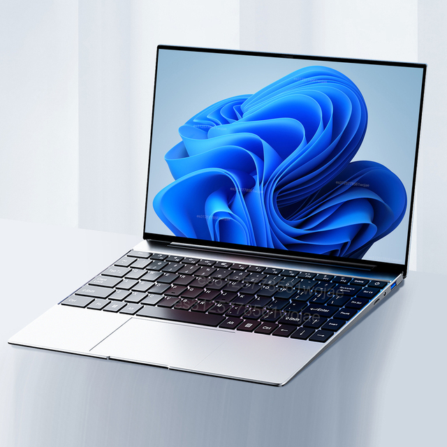 14.1 Ultra-thin Laptop with 16GB RAM, 2TB SSD, Intel N3700 Processor, HD Display Win11 Pro System, Suitable for Office, Learning
