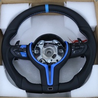 Volant de direction en cuir pour l'intérieur des voitures BMW F20 F25 F30 F32 F36 M3 M5 M6 E70 E91, vente en gros