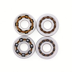 Rodamiento de Bolas Híbrido de Cerámica, 7/11 Bolas, 608Z S608, Anillos de Acero Inoxidable, Bolas de Si3N4, para Patineta y Bicicleta, Larga Duración - Product Image 1