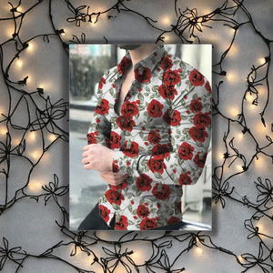 Nouvelle Arrivée Hommes Casual Floral Imprimé Graphique Tee Simple Boutonnage XL Chemise Homme De Lux En Gros Fabricant <span class=keywords><strong>Chinois</strong></span> - Product Image 2