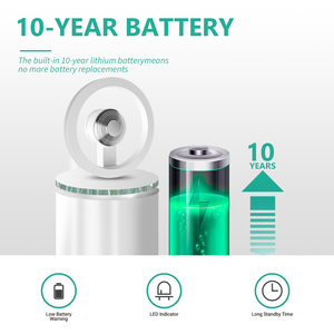 Nouveau détecteur <span class=keywords><strong>de</strong></span> <span class=keywords><strong>fumée</strong></span> interconnecté à piles, à spectre partagé, <span class=keywords><strong>de</strong></span> style élégant, conforme à la norme britannique, avec certification Kitemark EN14604 - Product Image 5