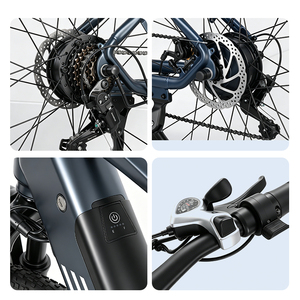 Bicicleta Eléctrica de Montaña para Adultos, Envío desde Brasil, 26*2.25 Pulgadas, Batería de Litio 36V10.4AH, 21 Velocidades, Frenos de Disco - Product Image 5