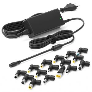 Chargeur universel pour ordinateur portable 65W, adaptateur secteur 17 embouts DC OTP compatible, neuf, garantie 2 ans pour ASUS - Product Image 1