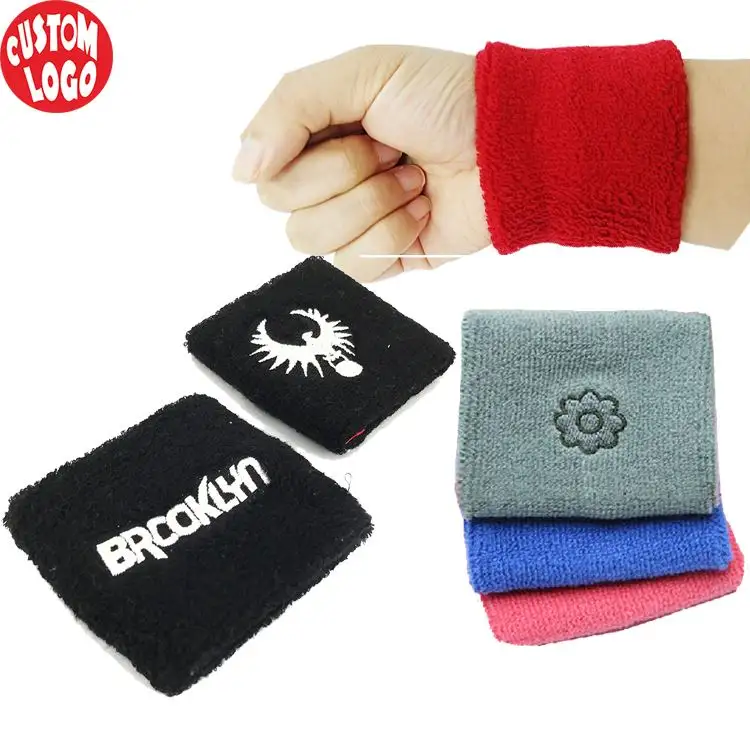 Promotional Cheap High Quality Custom Logo Kids Football Band Sweatbands Wristbands