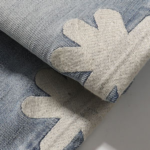 Nuovo bestseller blu SHDWS <span class=keywords><strong>Jeans</strong></span> pantaloni in Denim da uomo e da donna di alta qualità - Product Image 4