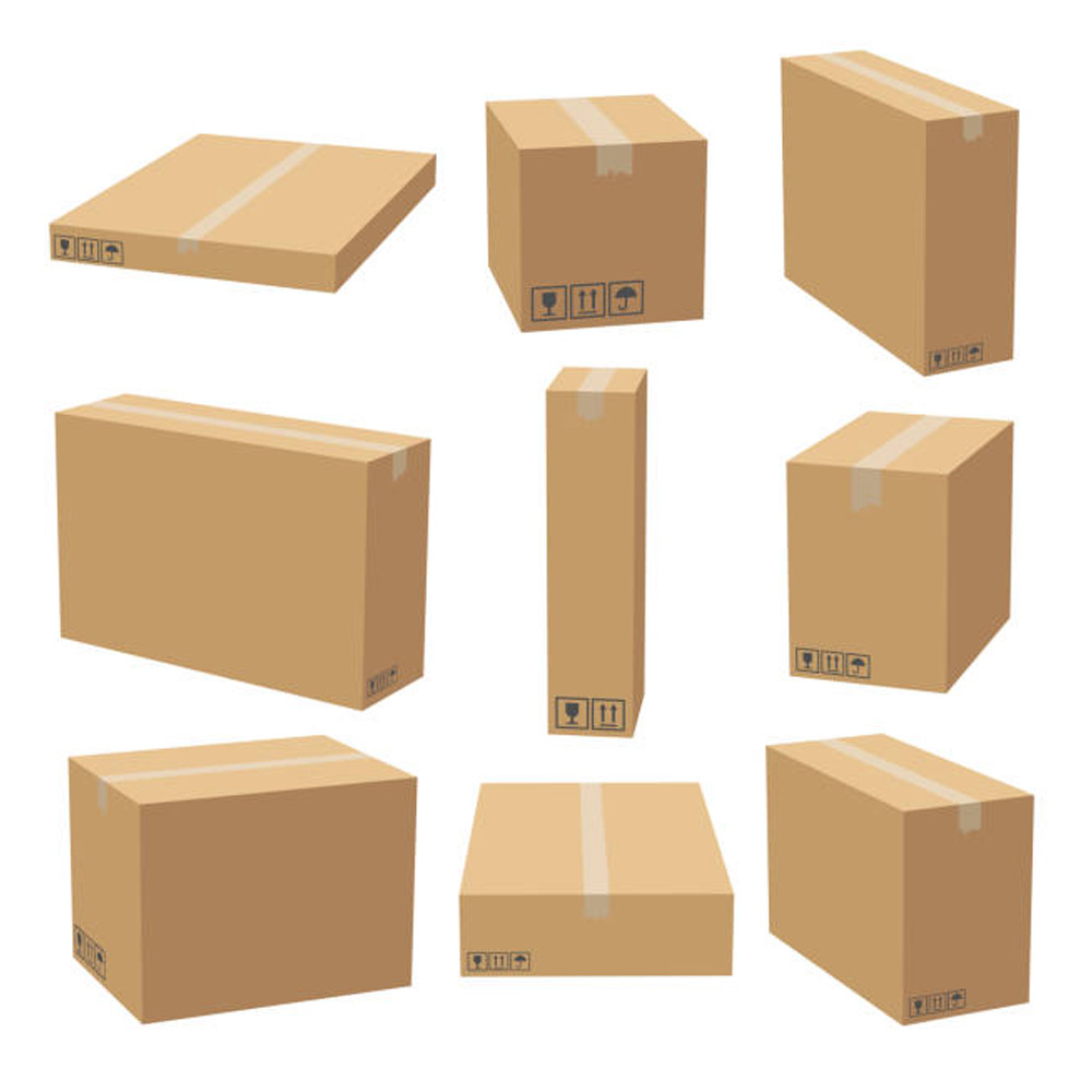 Wholesale Recycled Corrugated Paper Cartons Box Custom Logo Packaging Printed Shipping Kraft Boxes