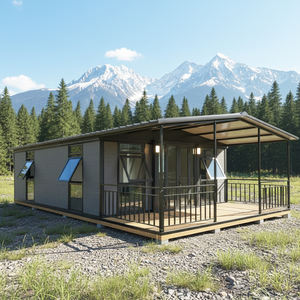 Offre Spéciale : <span class=keywords><strong>Maison</strong></span> Conteneur Extensible de 40 pieds, 3 Chambres Modernes, en Acier, pour Habitation Mobile – Idéale pour l'Algérie, le Kenya, l'Afrique du Sud, le Brésil - Product Image 1