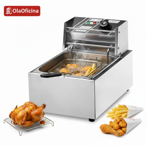 Friteuse électrique à réservoir unique, capacité de 6 L, design compact pour les petits cafés et les <span class=keywords><strong>food</strong></span> trucks - Product Image 1
