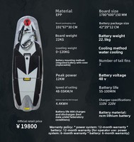 Planche de surf électrique hydrofoil pour utilisation avec bateau rapide et jet ski