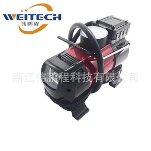 Compresor de Aire para Neumáticos Weitech de 12V, Monocilíndrico, con Manómetro Analógico, Bomba de Aire Portátil para Automóvil - Product Image 3