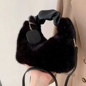 IStapromo Gifts Women's Cute Plush Handbag Autumn Winter Large Capacity Plush <b>Hand</b> <b>Bag</b> Crossbody Shoulder <b>Bag</b> for Girls - Product Image 6