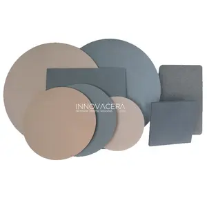 แผ่นกรองเซรามิกแบบมีรูพรุนแผ่นซิลิคอนคาร์ไบด์ <span class=keywords><strong>Al2o3</strong></span>อลูมินา - Product Image 2