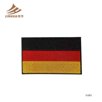 Patchs thermocollants brodés à la main, différents modèles de drapeaux pour vêtements, sacs, chapeaux, tissu sergé à coudre en forme de tigre, dentelle