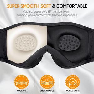Best-seller Masque pour les yeux intelligent 3D pour le sommeil <span class=keywords><strong>Insomnie</strong></span> Relaxation Méditation-pour la maison Voyage Bureau Sports et divertissement - Product Image 2