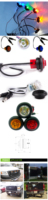 Luz de Posición Lateral para Camión y Remolque IDun R07-W1P 12V 24V, 0.75 Pulgadas, 1 LED Piranha, Luz de Gálibo, Nueva