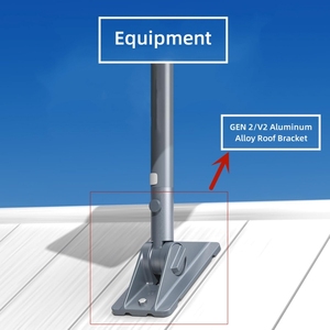 90 độ điều chỉnh V2 starlink tường và mái nhà di động gắn khung hợp kim nhôm - Product Image 2