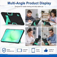 Étui antichoc pour Samsung Tab A11 Plus 11 2025 A9 Plus 11 2023 avec support pliable, protection robuste, design fin