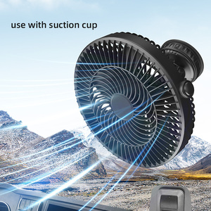 Truck <b>Car</b> Fan Large Fan for Suv Adjustable Stepless Wind Speed Ceiling Fan Suction Cup Base with <b>Clamp</b> Fan <b>Car</b> Accessories - Product Image 6
