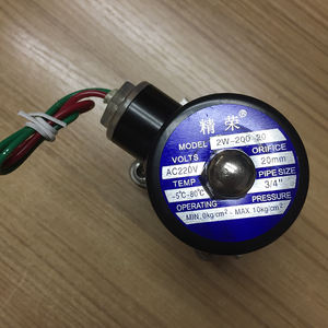 ROTK 2/2 weg direkt-actiong normal geschlossen AC220V <span class=keywords><strong>3</strong></span>/4 zoll Öffnung 20mm edelstahl 304 magnet ventil - Product Image 2